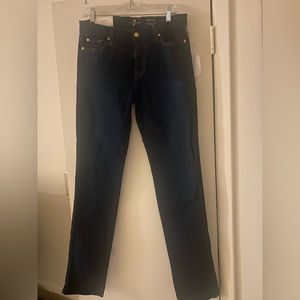 7 for all mankind jeans Kimmie dark denim size 32 Stretch Straight leg Seven